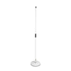 Gravity MS 23 W Microphone Stand with Round Base, White