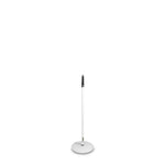 Gravity MS 23 W Microphone Stand with Round Base, White - DY Pro Audio