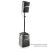 Gravity SA CC 35 B Cable Clips for 35 mm Speaker Pole - DY Pro Audio