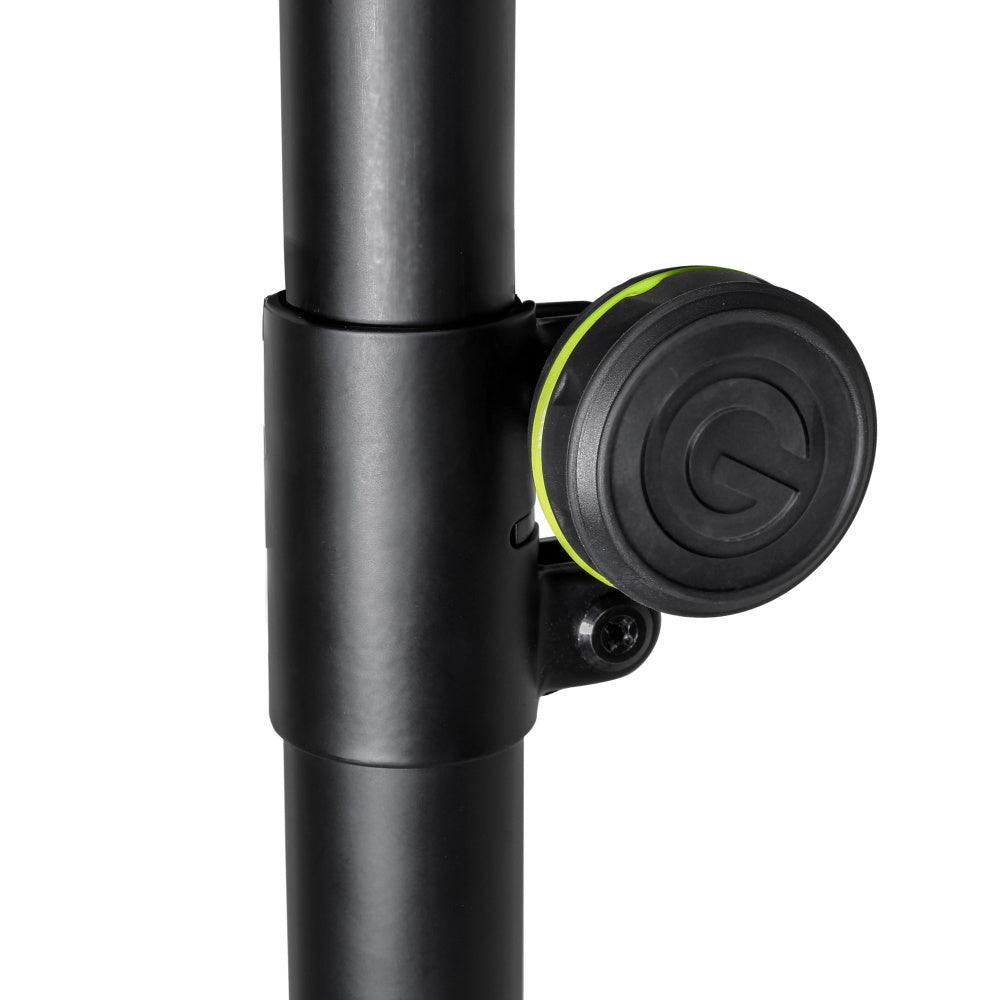 Gravity SP 5211 GS B Speaker Stand with Gas Spring 35 mm, Aluminium Black - DY Pro Audio