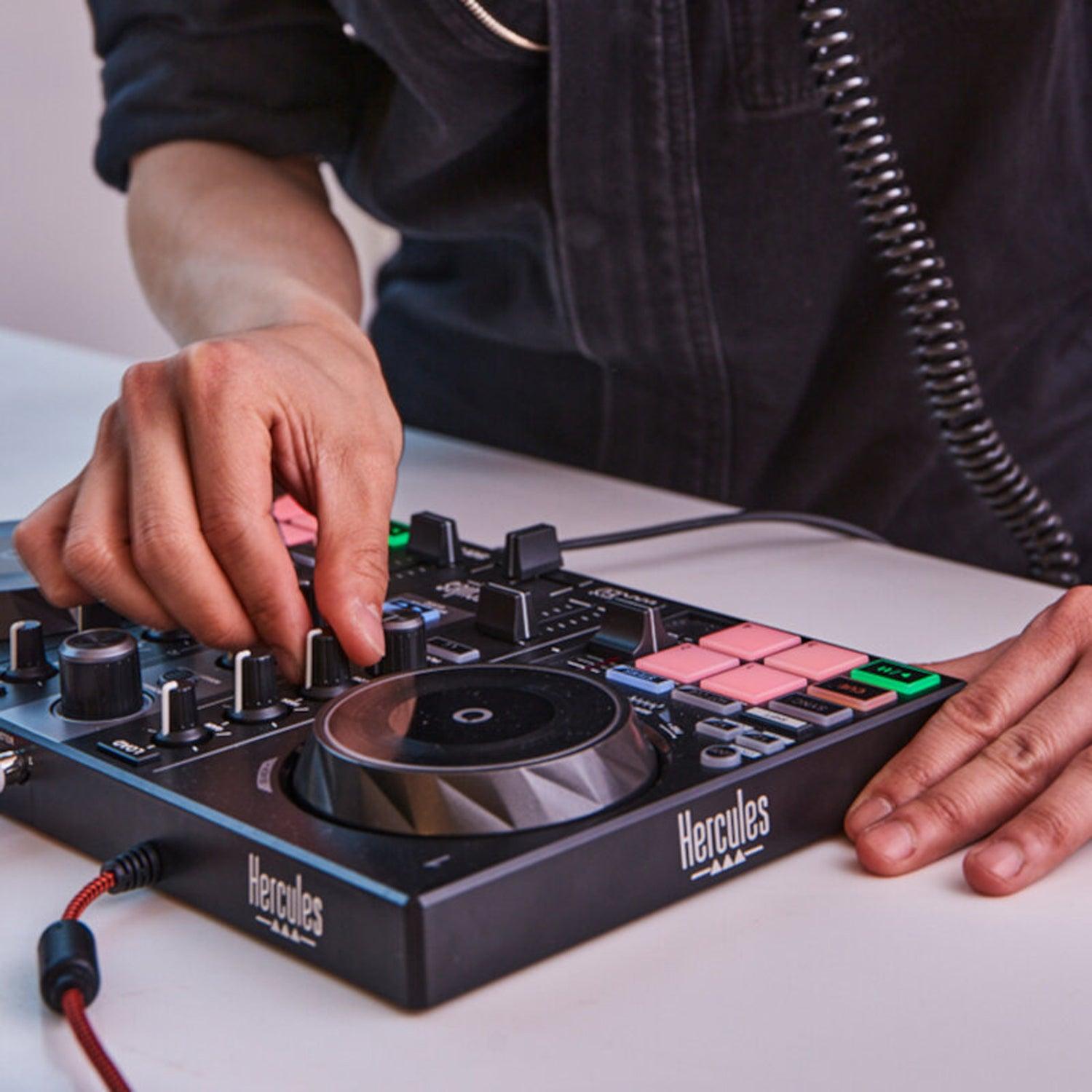 Hercules DJ Learning Kit MK2 With Inpulse 200, Monitors & Headphones - DY Pro Audio