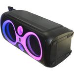Ibiza INFINITY 2 x 10" 600w Portable LED Party Speaker with Bluetooth USB TWS - DY Pro Audio