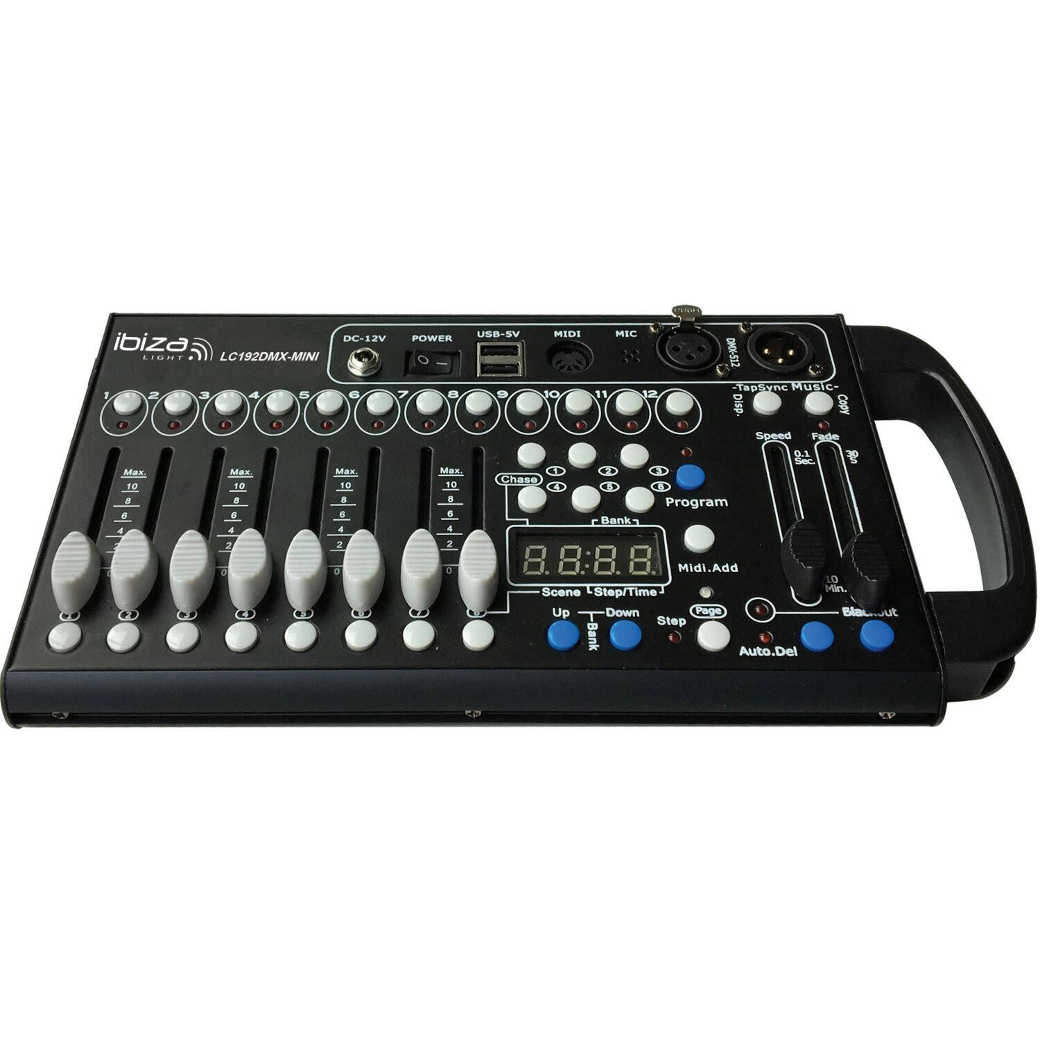 Ibiza LC192DMX-MINI 192 Channel Mini DMX Controller - DY Pro Audio