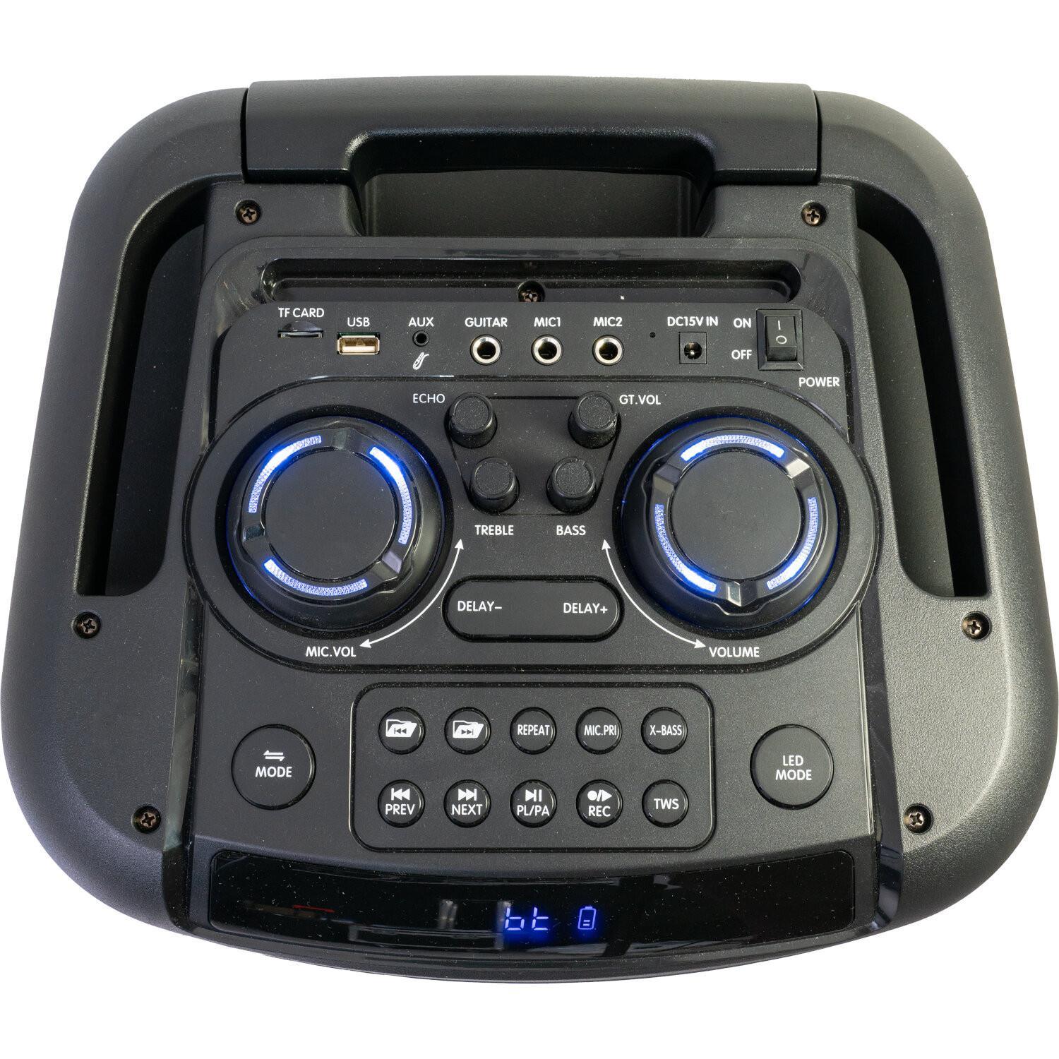 Ibiza Mobile800 12" 800w Portable PA System with Bluetooth USB & Microphone - DY Pro Audio