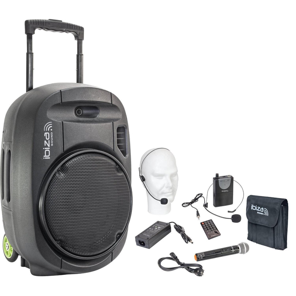 Ibiza PORT12VHF-MKII-TWS 12" Portable PA System - DY Pro Audio