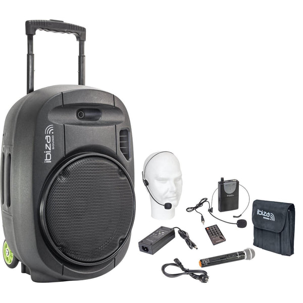 Ibiza PORT12VHF-MKII-TWS 12" Portable PA System - DY Pro Audio