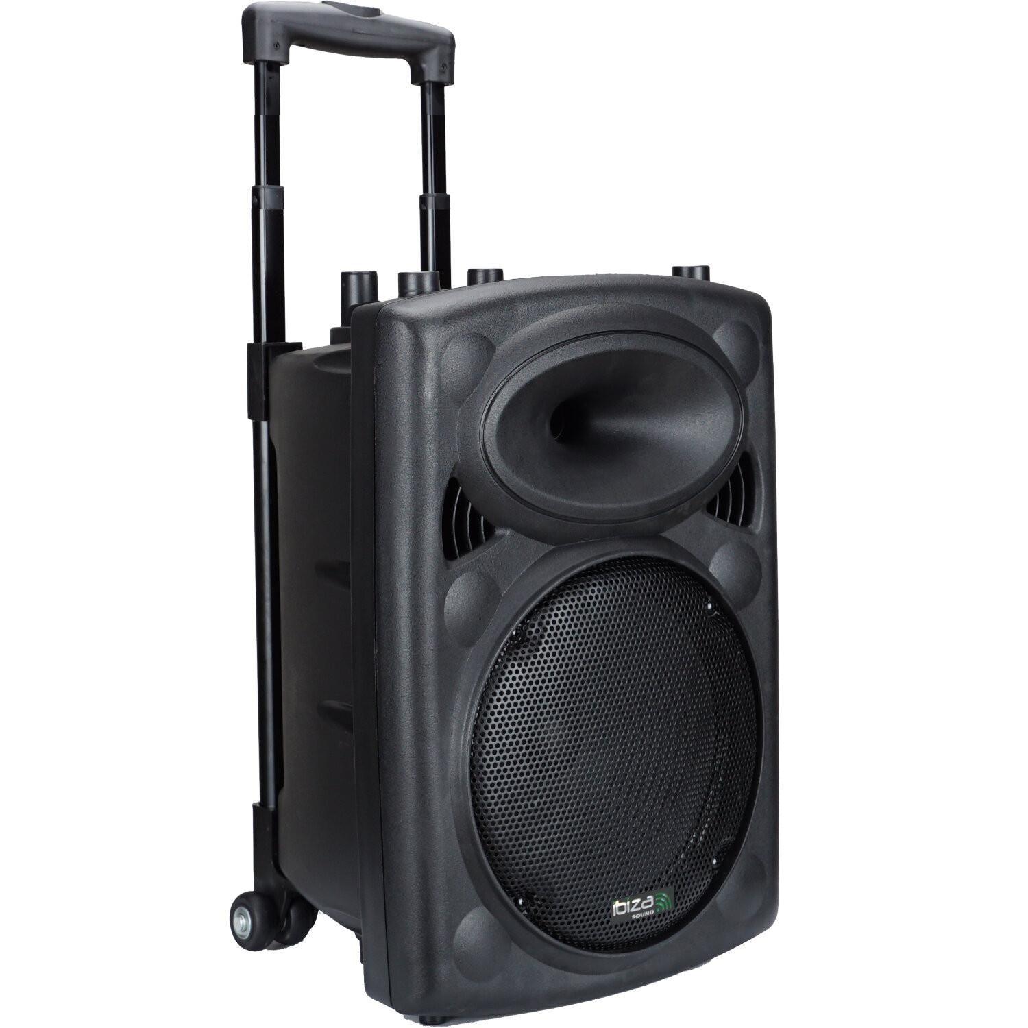 Ibiza PORT8UHF-BT Portable Standalone PA System with USB, Bluetooth and UHF Mics - DY Pro Audio