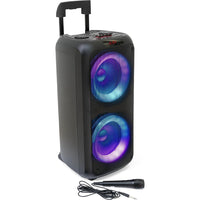 Ibiza VENUS600 600w Karaoke Party Box With LED Bluetooth and Microphone - DY Pro Audio