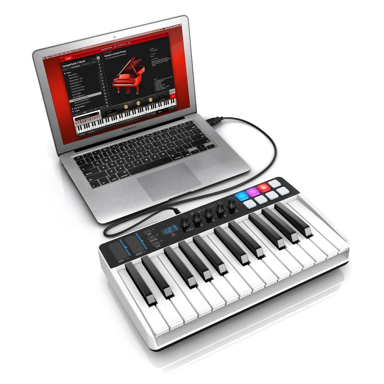 IK Multimedia iRig Keys i/0 25 Keys Interface Keyboard - DY Pro Audio