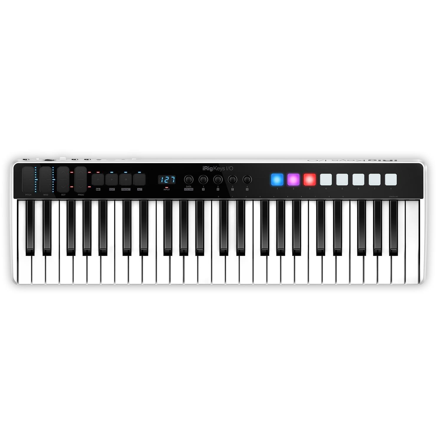 IK Multimedia iRig Keys i/0 49 Keys Interface Keyboard - DY Pro Audio