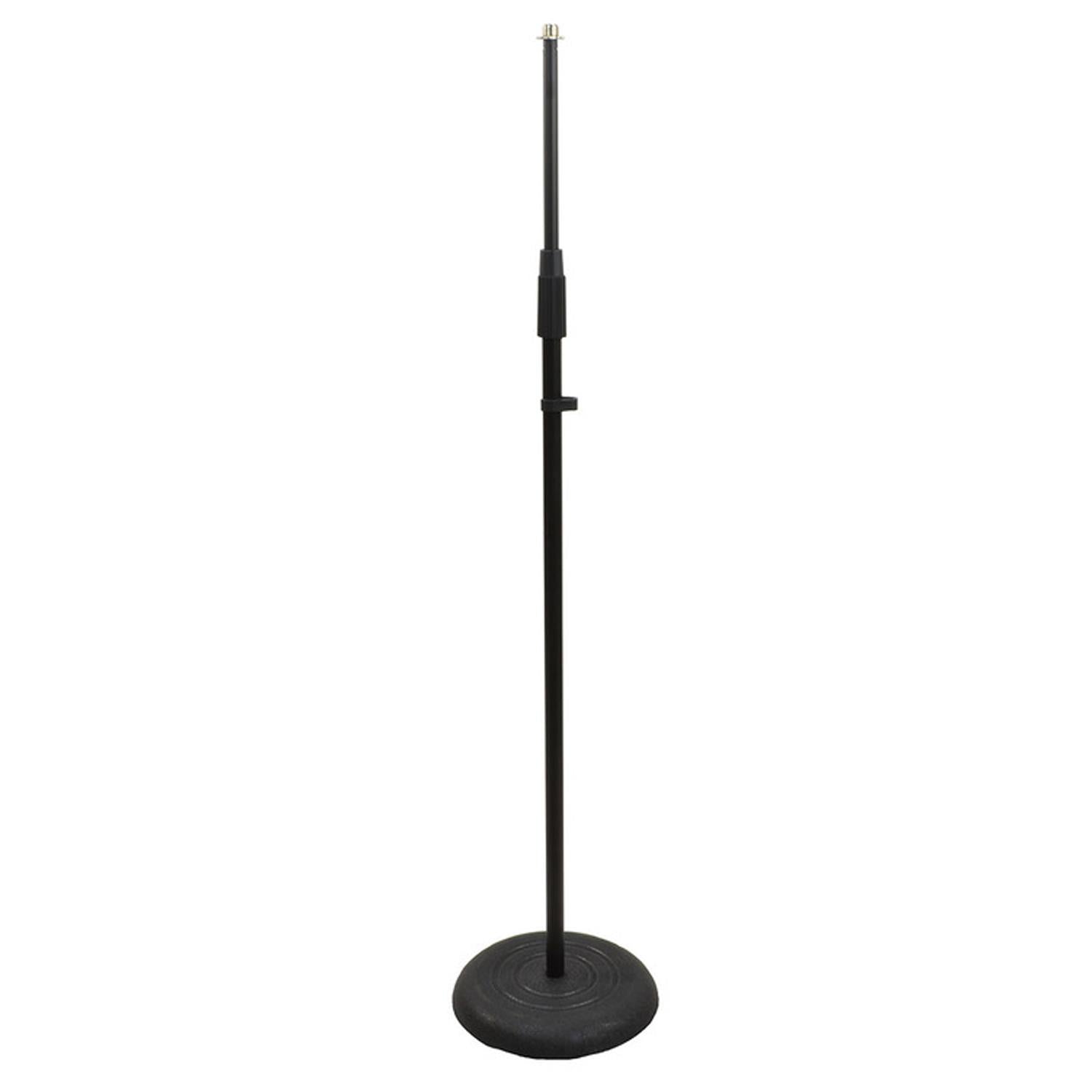 StageCore MSA400BK Round Base Black Microphone Stand