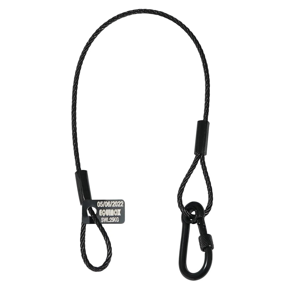 Equinox 35mm Black Stainless Steel Safety Wire 25kg