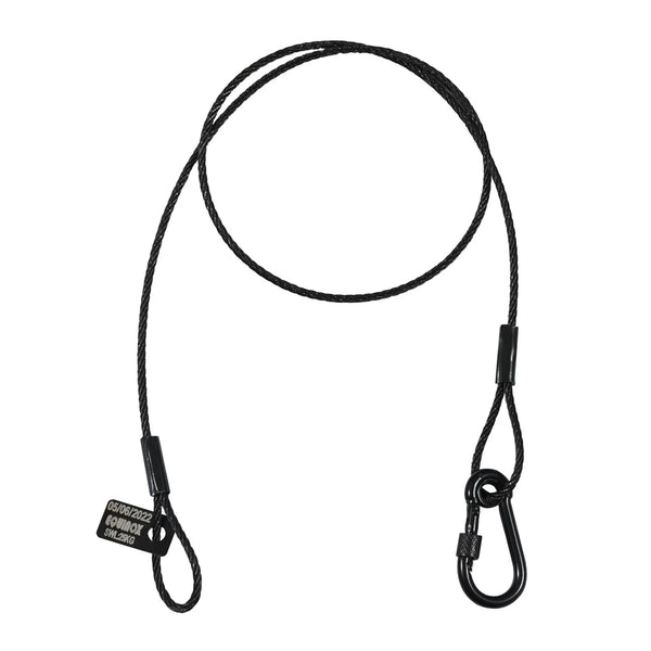 Equinox 75cm Black Stainless Steel Safety Wire 25kg