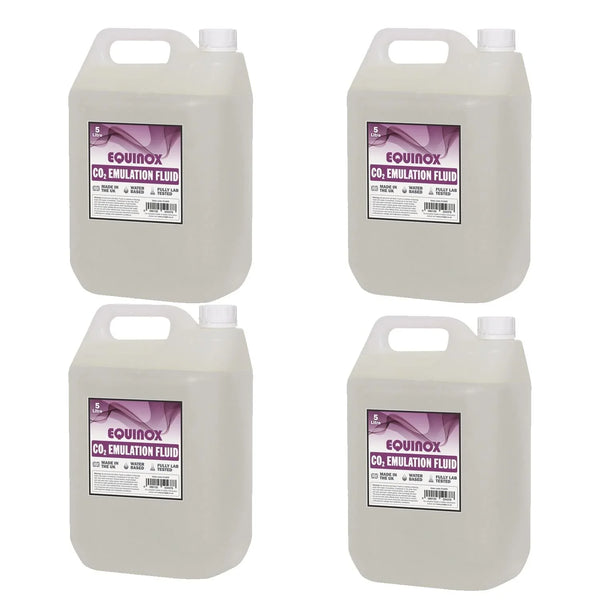 4 x Equionx CO2 Emulation Fluid 5 Litres