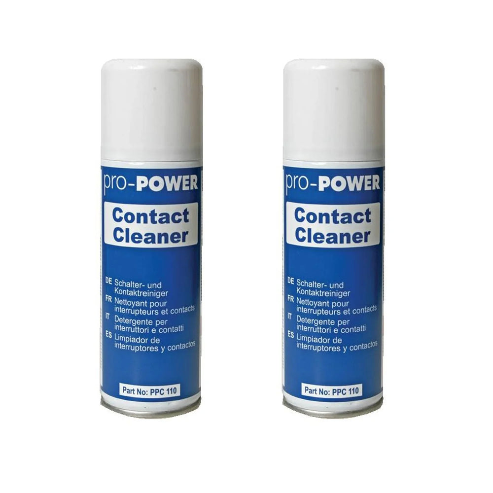 2 x Pro - Power 200ml Contact Cleaner