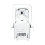 2 x Equinox Helix Scan XP 150W Scanner White With Carry Bag and DMX Cable