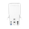 2 x Equinox Helix Scan XP 150W Scanner White With Carry Bag and DMX Cable