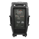 Pulse PLS-12PA 12' Portable PA System with Wireless Microphones, USB, Bluetooth and MP3 Player