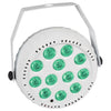 4 x QTX BATPAR - 18W White Rechargeable Mini LED Par Can