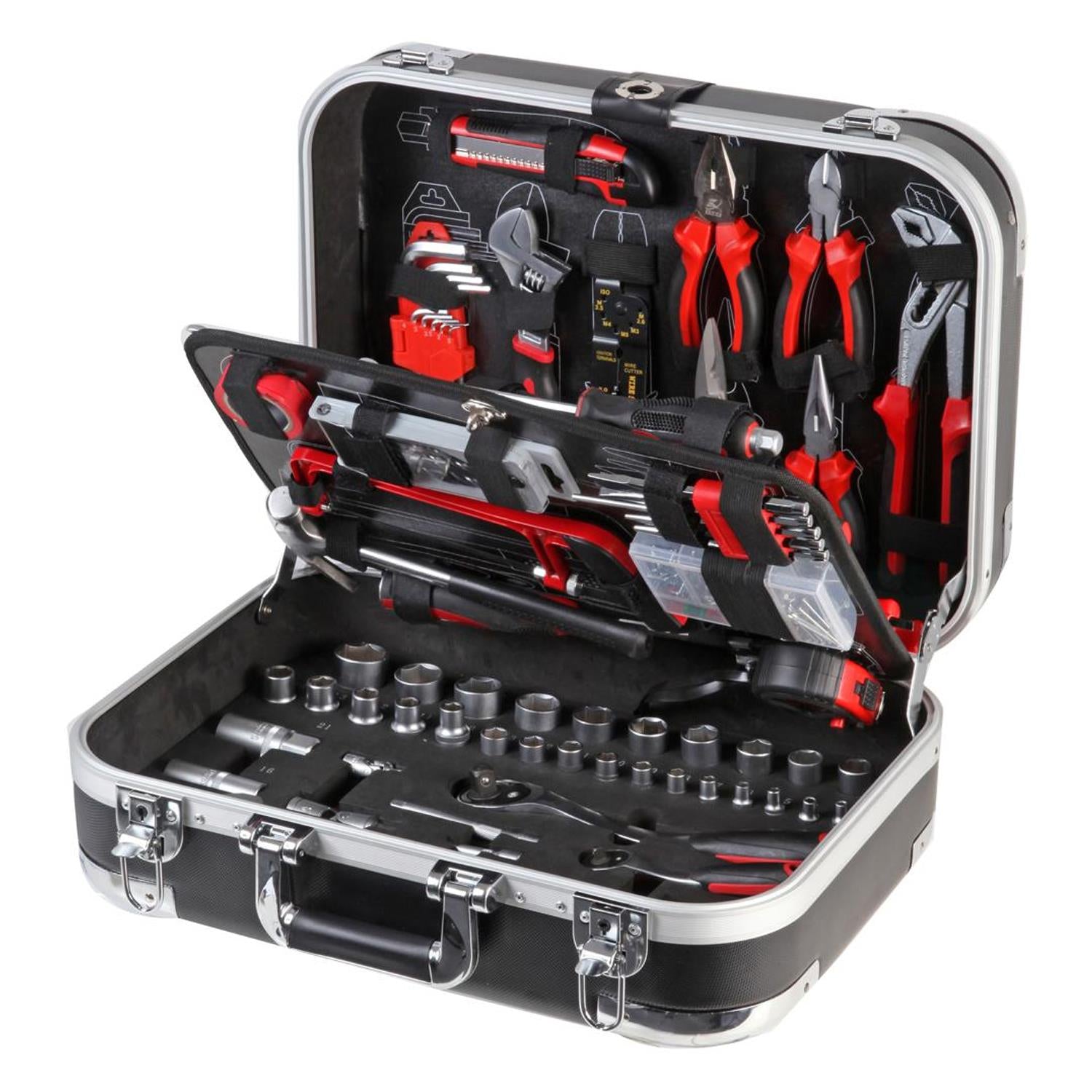 Duratool 153 Piece General Tool Kit and Tool Case