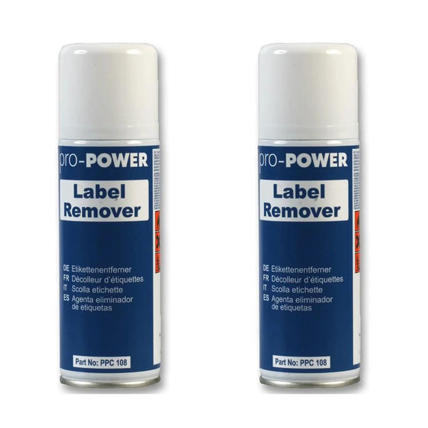 2 x Pro - Power 200ml Label Remover