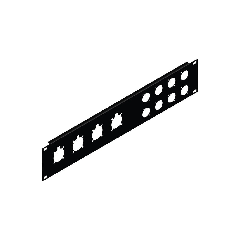 Penn Elcom R1273/2UK 2U Panel Punched for 4 x EP Series/G - Series and 8 x D - Series Connectors