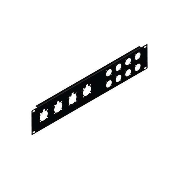 Penn Elcom R1273/2UK 2U Panel Punched for 4 x EP Series/G - Series and 8 x D - Series Connectors