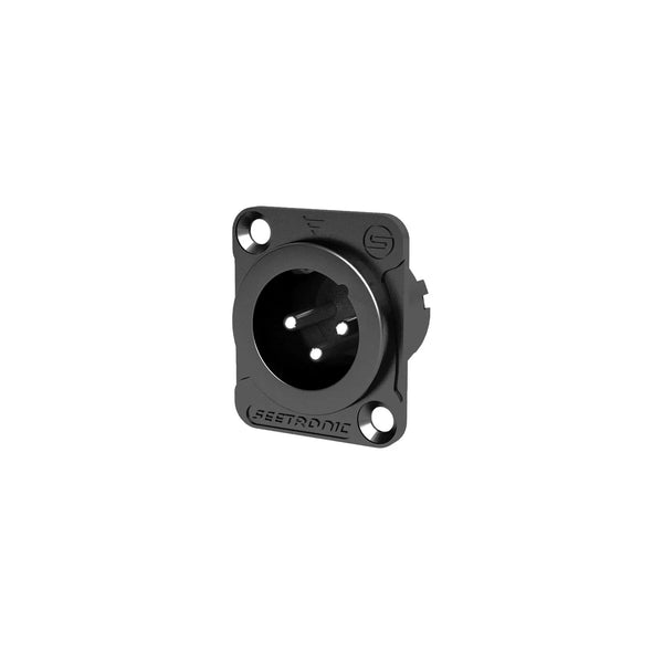Seetronic MJ3F2C - B XLR Male 3 - Pin Chassis Mount