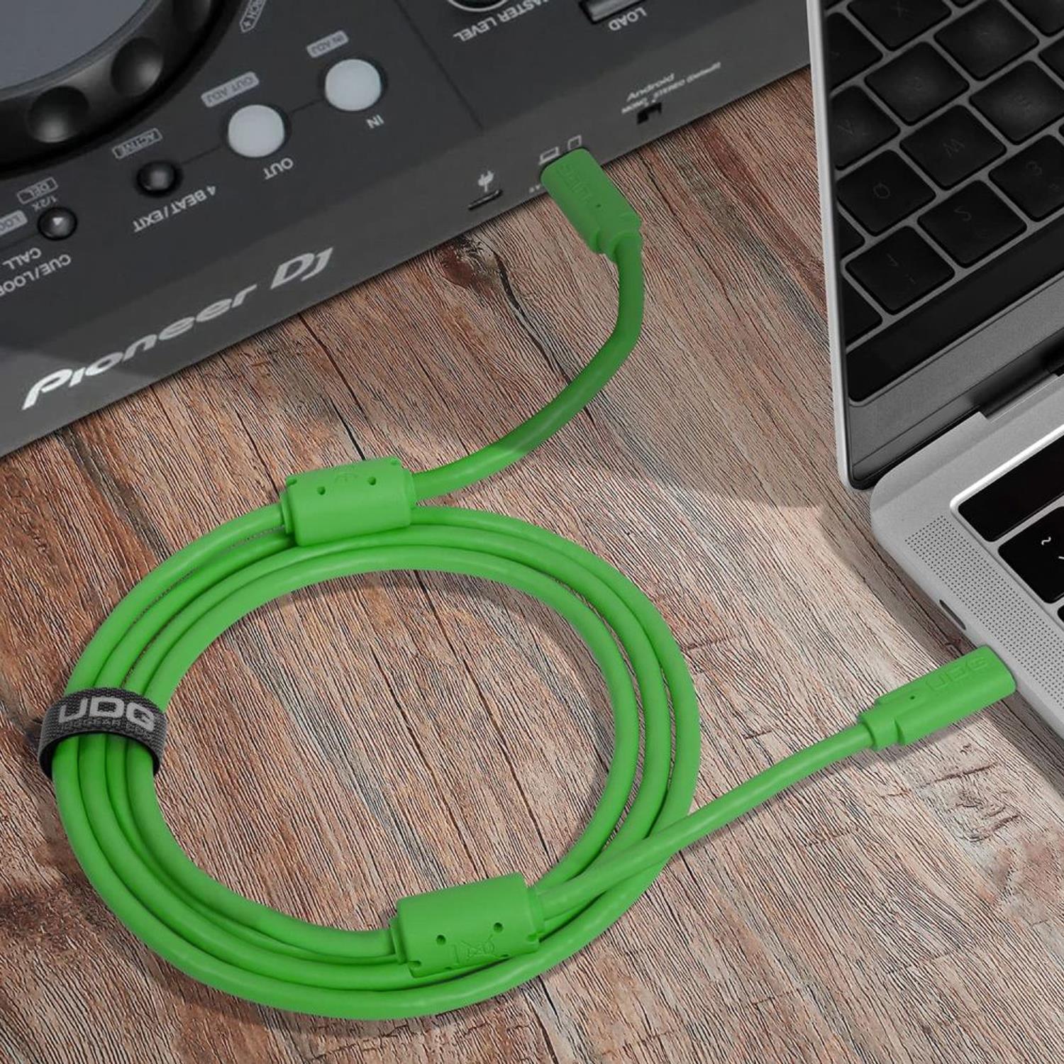 UDG Ultimate Cable USB 3.0 Type C-C Straight 1.5m (Green)