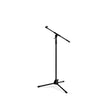 Gravity TMS 4332 B Touring Series microphone stand with tripod folding base and 2 - point adjustment telescopic boom