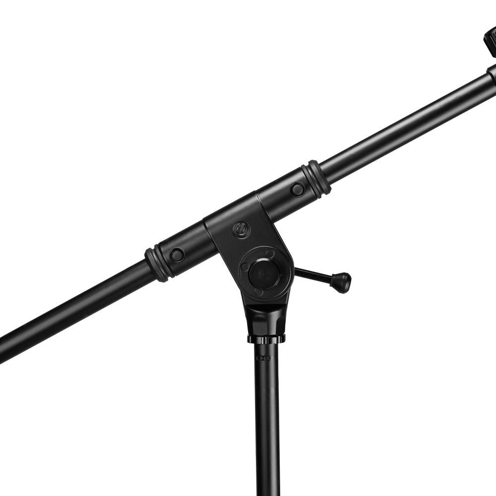 Gravity TMS 4332 B Touring Series microphone stand with tripod folding base and 2-point adjustment telescopic boom