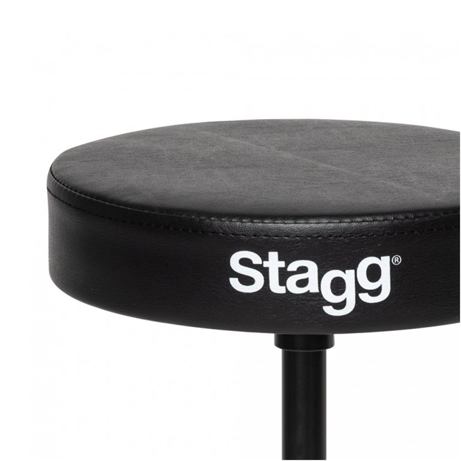 Stagg DT-32BK Black Double Braced Drum Throne Seat