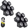 2 x Citronic CosmoPAR 7x40W COB LED RGBW PAR Light With DMX Cable