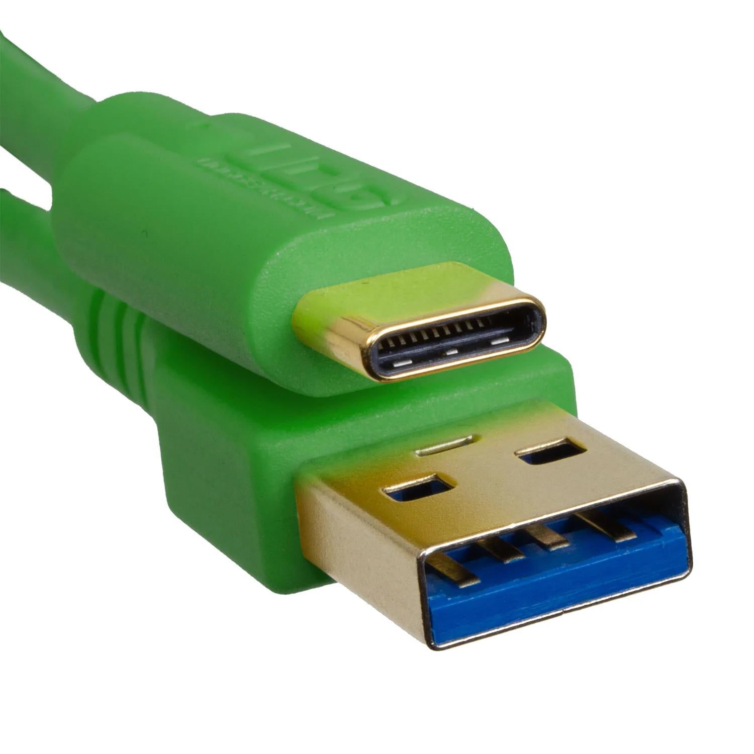 UDG Ultimate Cable USB 3.0 Type C-A Straight 1.5m (Green)