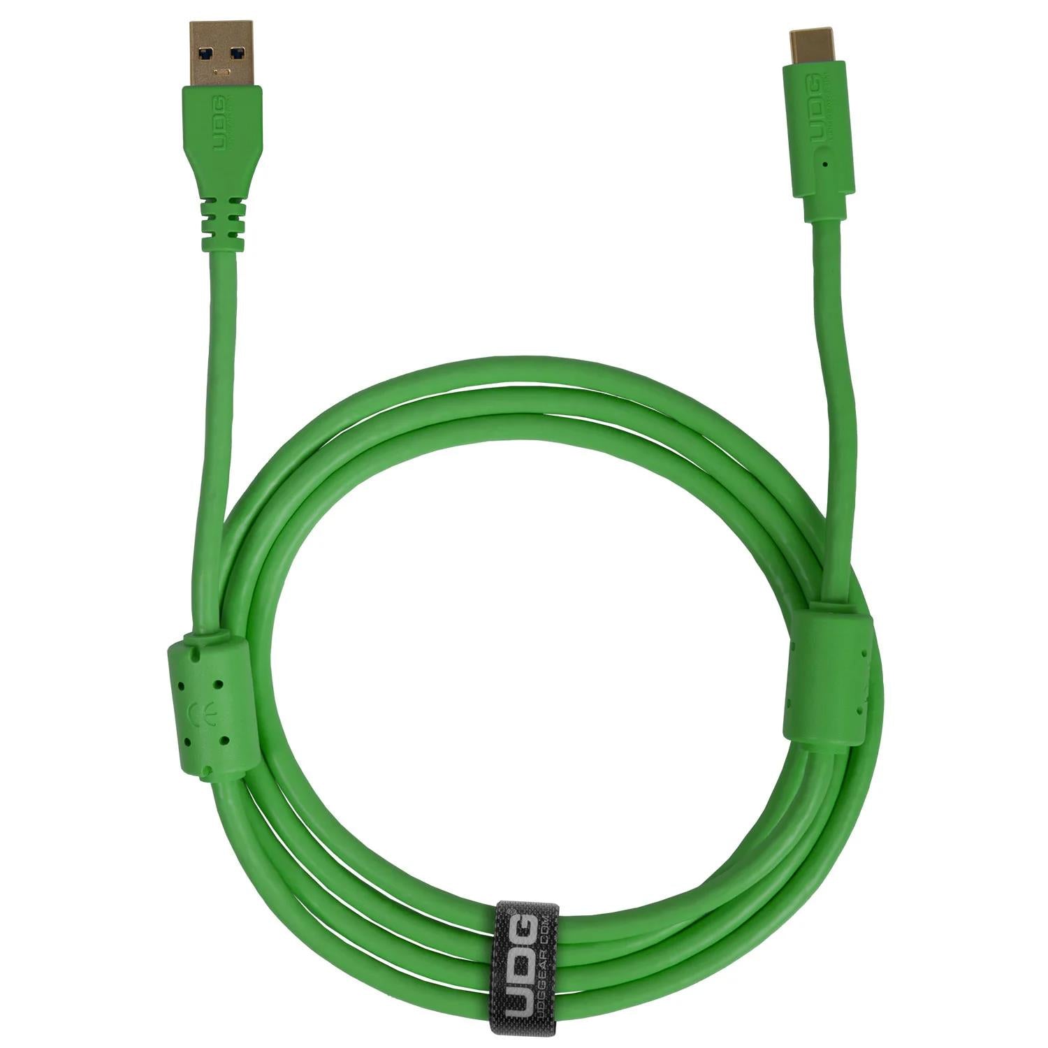 UDG Ultimate Cable USB 3.0 Type C-A Straight 1.5m (Green)