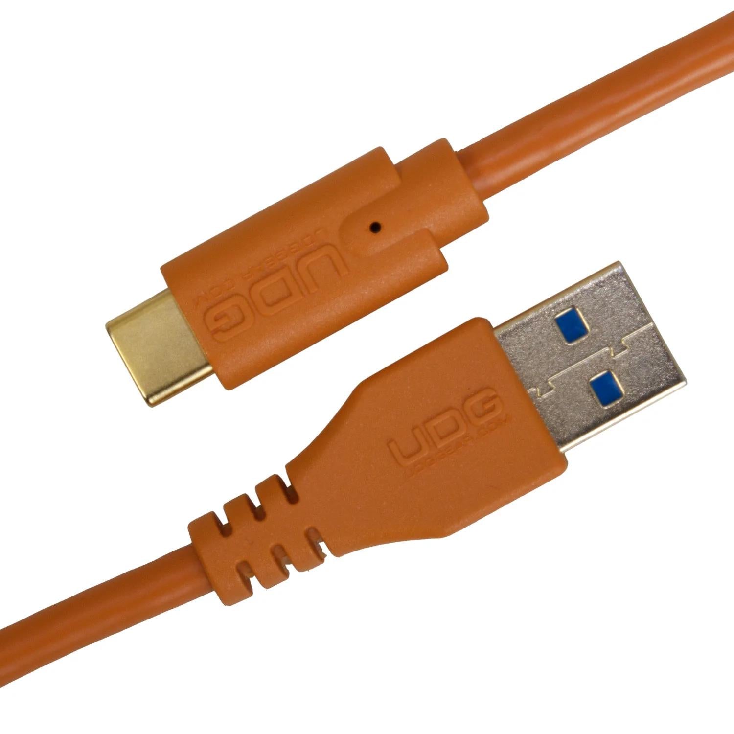 UDG Ultimate Cable USB 3.0 Type C-A Straight 1.5m  (Orange)