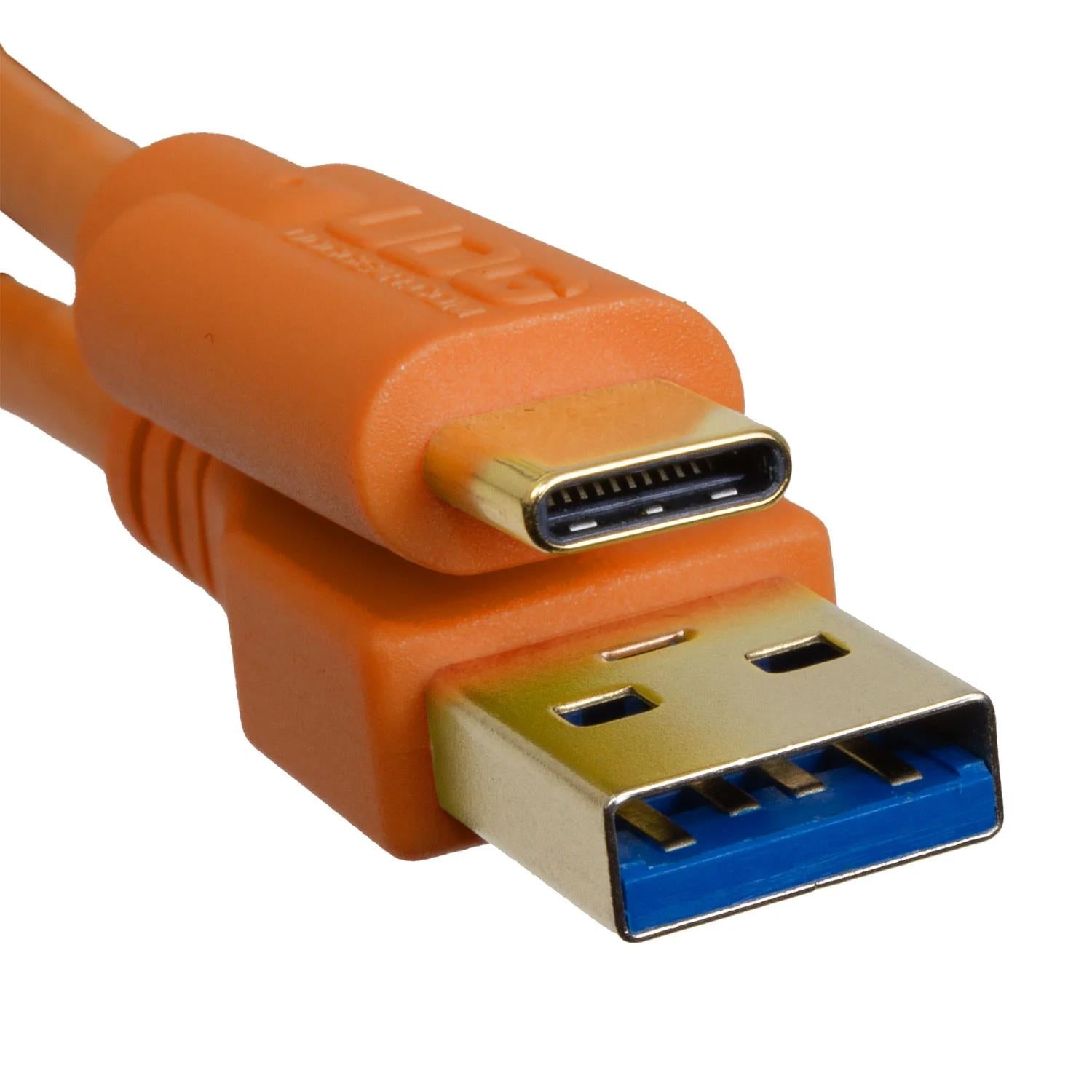 UDG Ultimate Cable USB 3.0 Type C-A Straight 1.5m  (Orange)