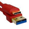 UDG Ultimate Cable USB 3.0 Type C - A Straight 1.5m (Red)