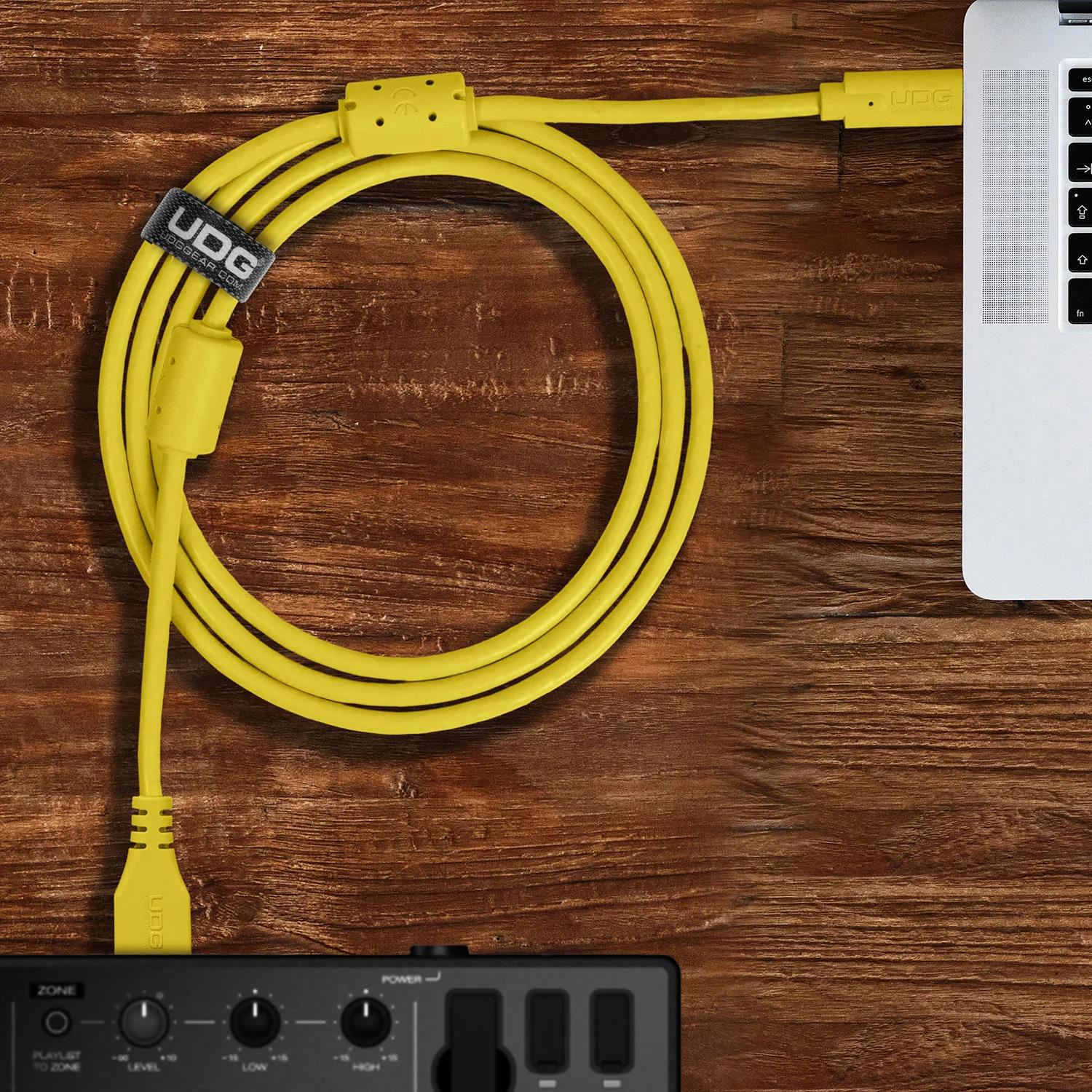 UDG Ultimate Cable USB 3.0 Type C-A Straight 1.5m (Yellow)