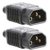 2 x Pro - Elec Rewrieable IEC C14 Plug
