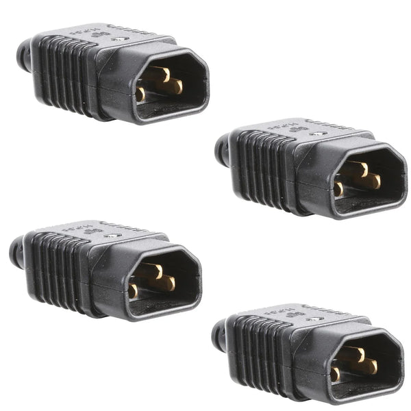4 x Pro - Elec Rewrieable IEC C14 Plug