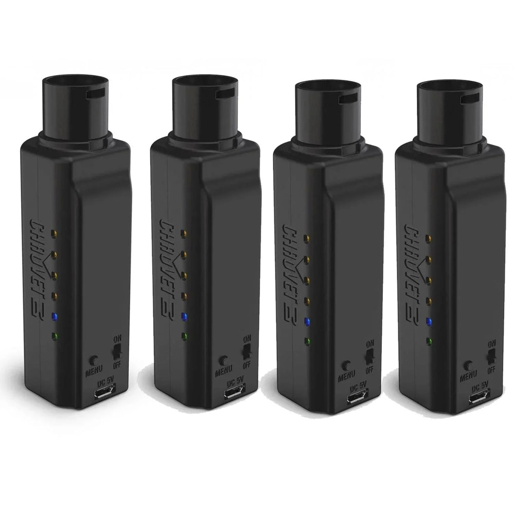 4 x Chauvet D - Fi XLR TX Wireless DMX Transmitter