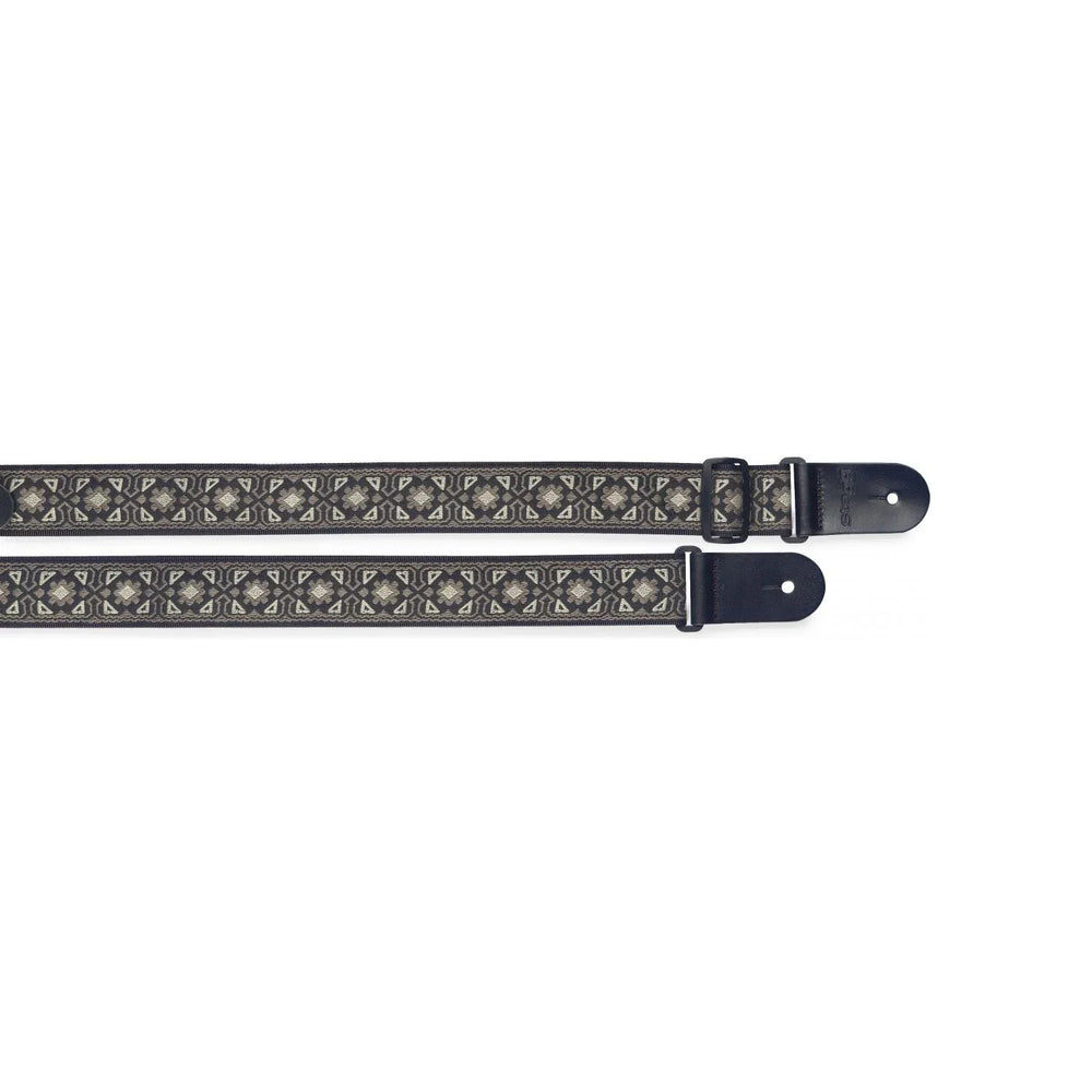 Stagg SWO - FLO GRY Grey Woven Nylon Guitar Strap
