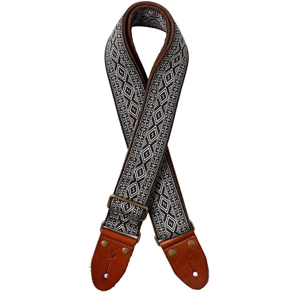 Stagg SWO - LOS - BLK Woven Nylon Guitar Strap with Losange Patten