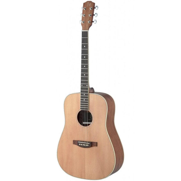 J.N.Guitars ASY-D LH Asyla Series 4/4 Dreadnought Acoustic Guitar with Solid Spruce Top Left Hand - DY Pro Audio