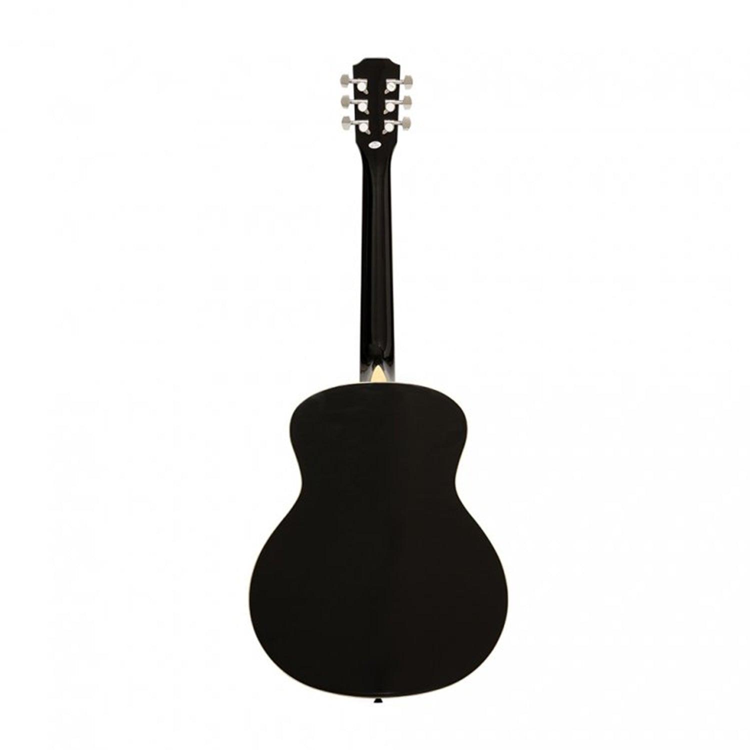 J.N Guitars BES-A MINI BK Acoustic Travel Guitar with Solid Spruce Top, Bessie series - DY Pro Audio