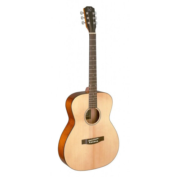 J.N Guitars BES-A N Natural-Coloured Acoustic Auditorium Guitar with Solid Spruce Top, Bessie series - DY Pro Audio