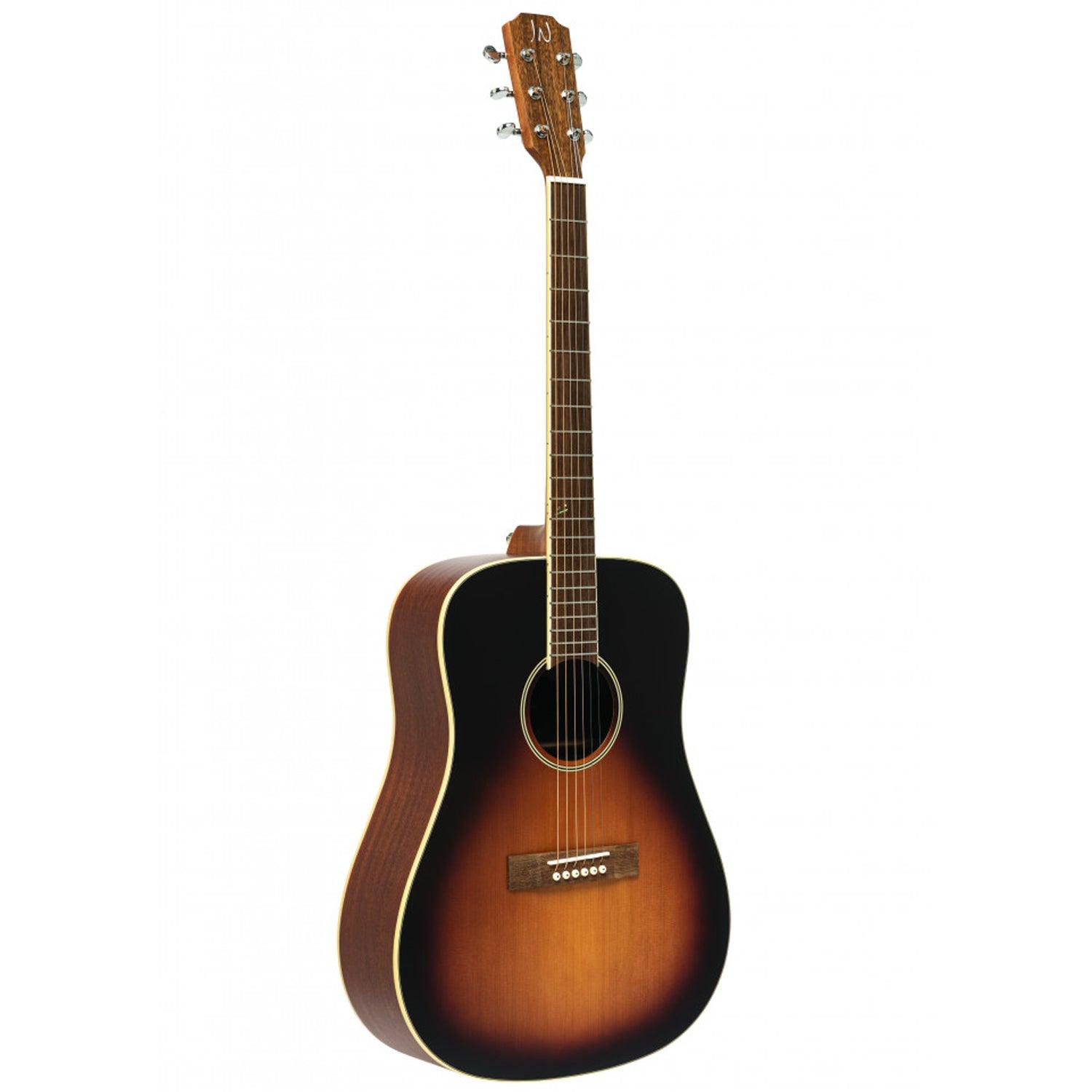 J.N.Guitars EZR-D 4/4 Acoustic Dreadnought Guitar with Solid Cedar Top, Ezra series - DY Pro Audio