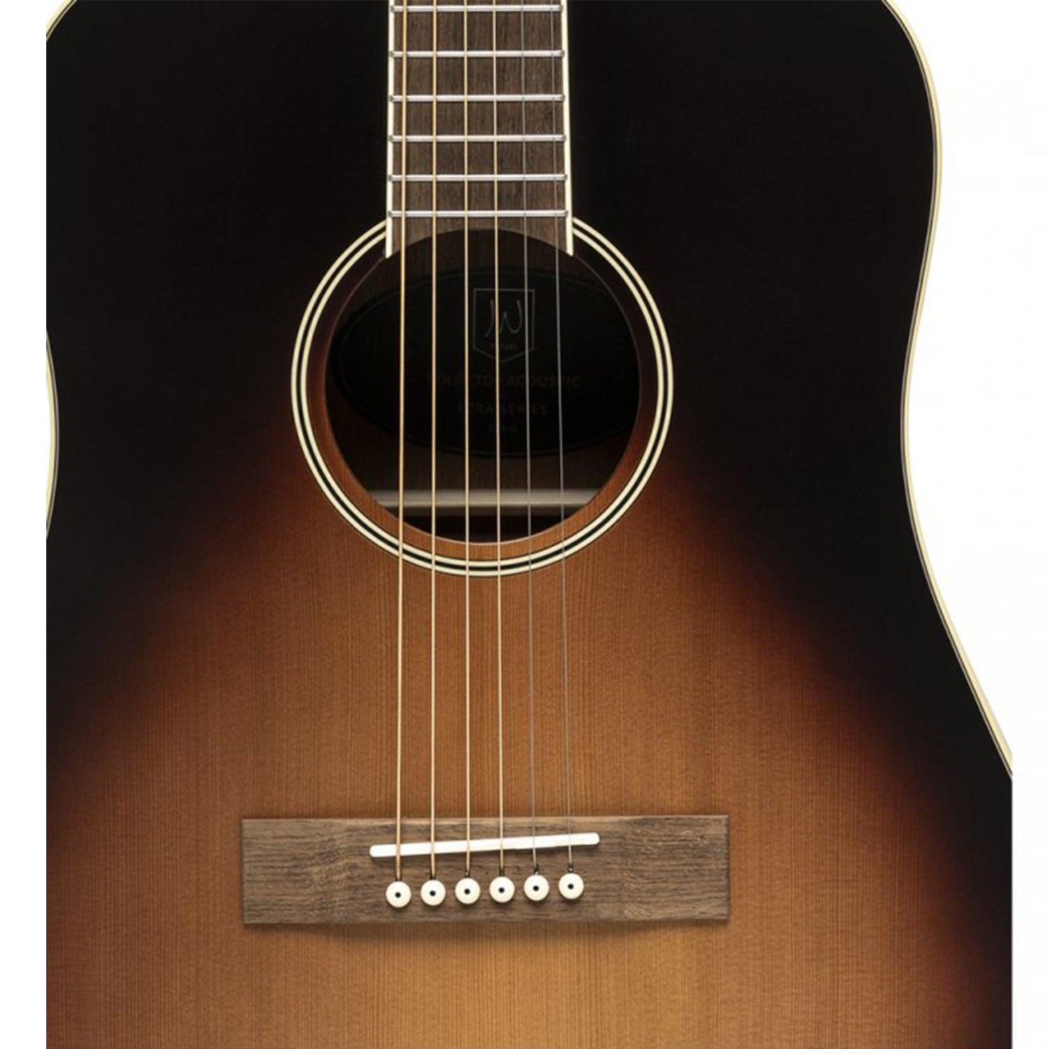 J.N.Guitars EZR-D 4/4 Acoustic Dreadnought Guitar with Solid Cedar Top, Ezra series - DY Pro Audio