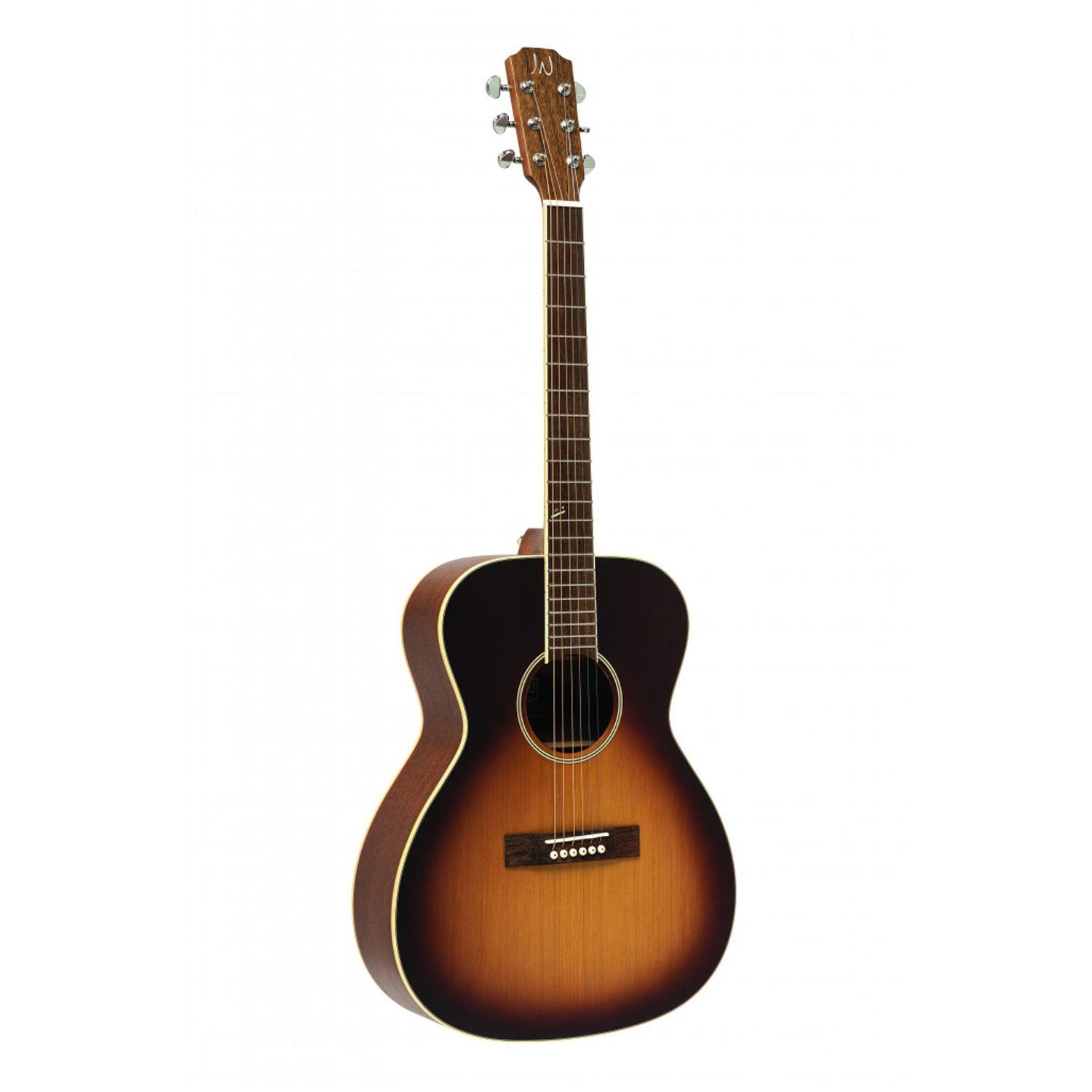 J.N.Guitars EZR-OM 4/4 Acoustic Orchestra Guitar with Solid Cedar Top, Ezra series - DY Pro Audio